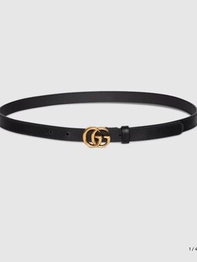 Gucci Women's GG Marmont thin belt